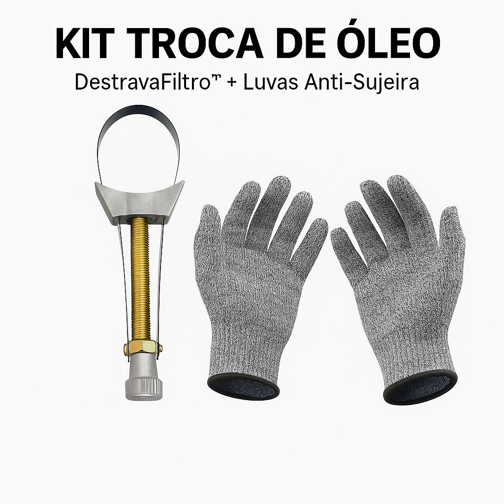 DestravaFiltro™ + Luva Anti-Sujeira + eBook grátis